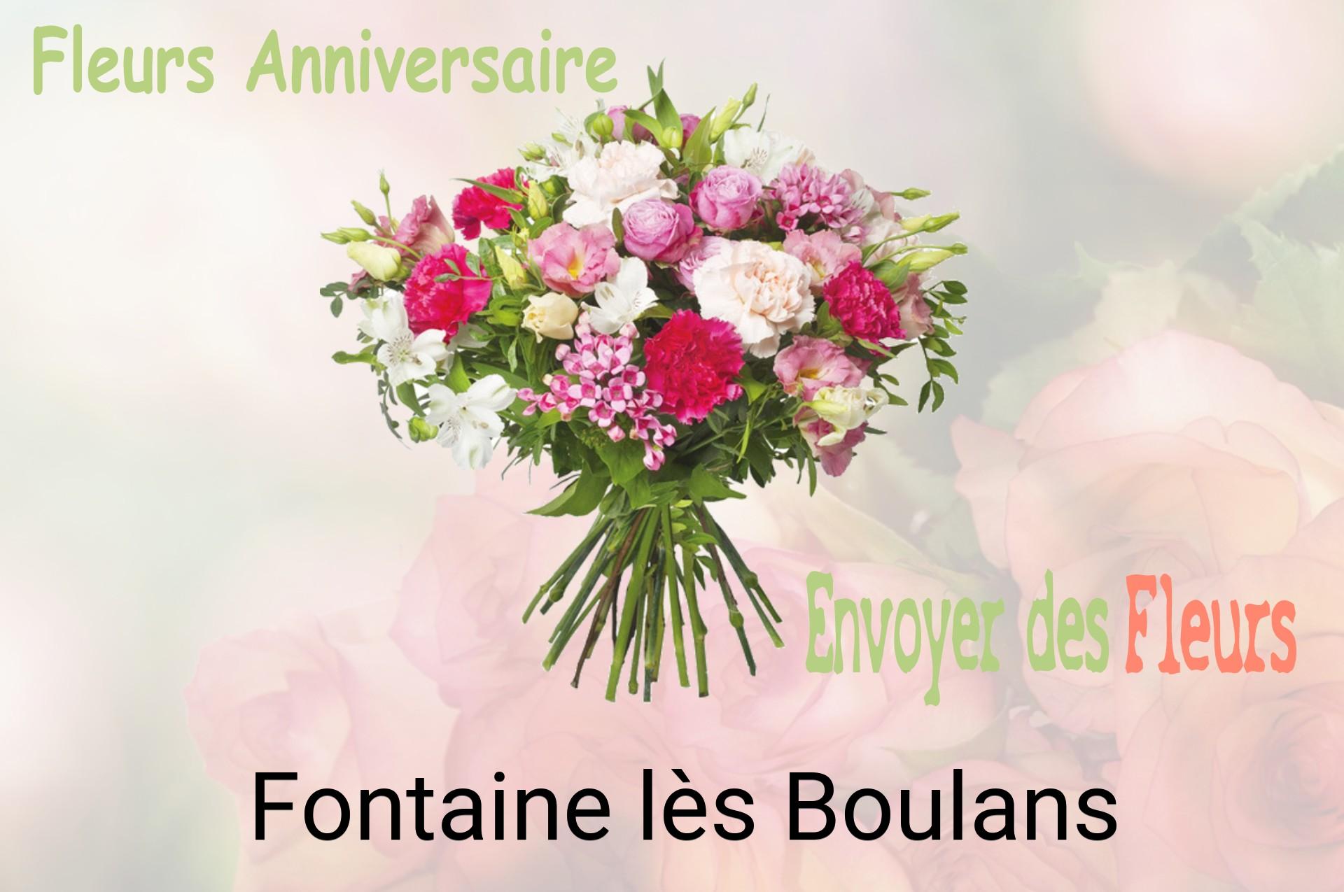 Bouquet de fleurs d’anniversaire livré à Fontaine-lès-Boulans